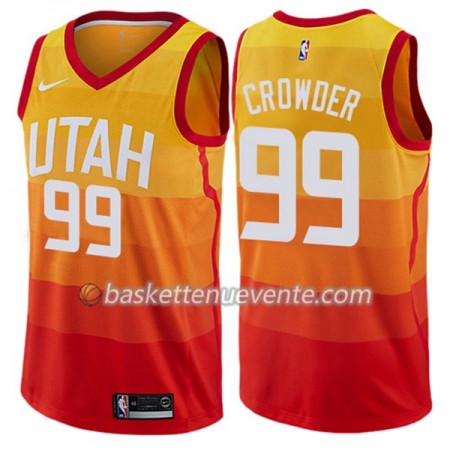 Maillot Basket Utah Jazz Jae Crowder 99 Nike City Edition Swingman - Homme